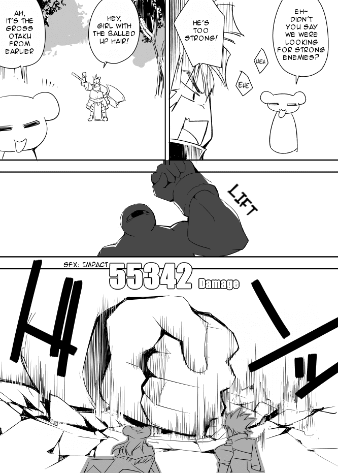 I got stuck in real life, so it's okay to get addicted to an MMO, right? Chapter 8 page 4 - Chapter 8