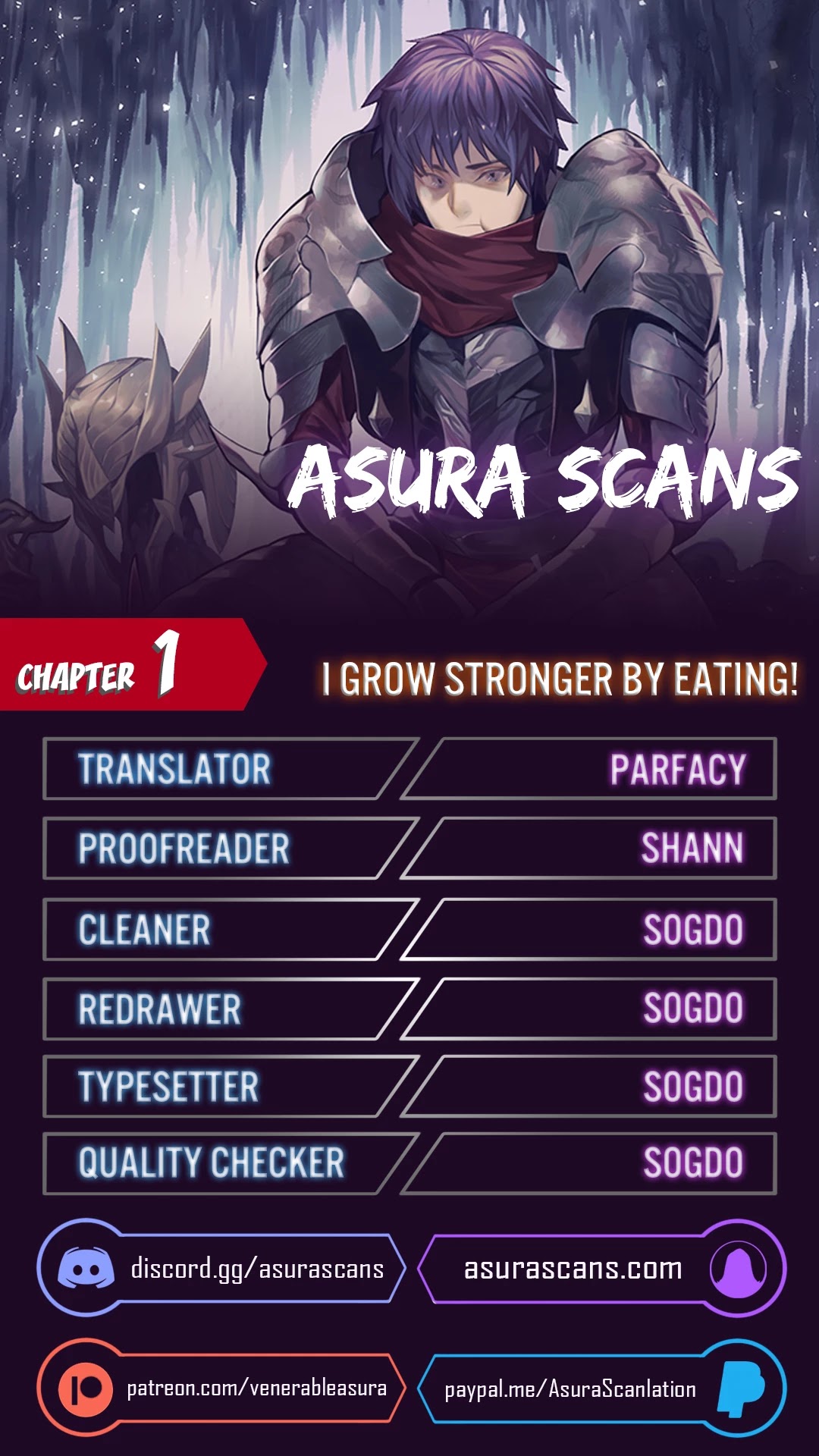 I Grow Stronger By Eating! Chapter 1 page 1 - Chapter 1