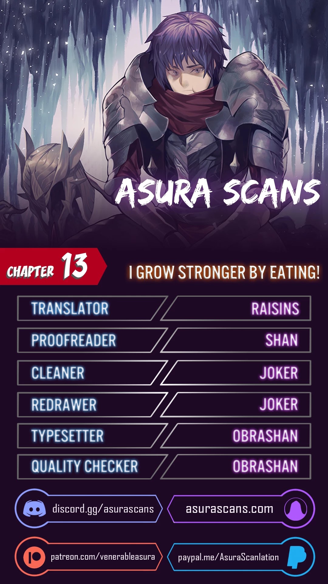 I Grow Stronger By Eating! Chapter 13 page 1 - Chapter 13