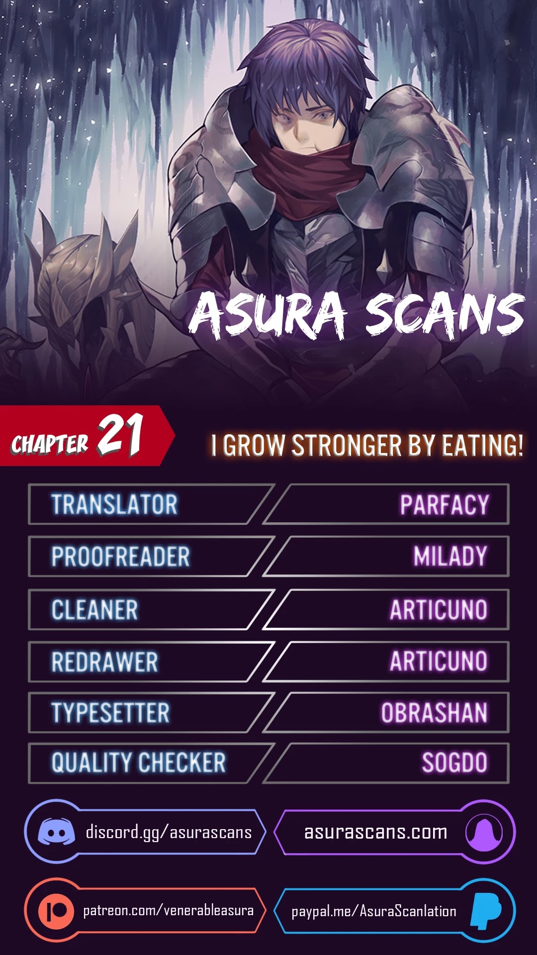 I Grow Stronger By Eating! Chapter 21 page 1 - Chapter 21