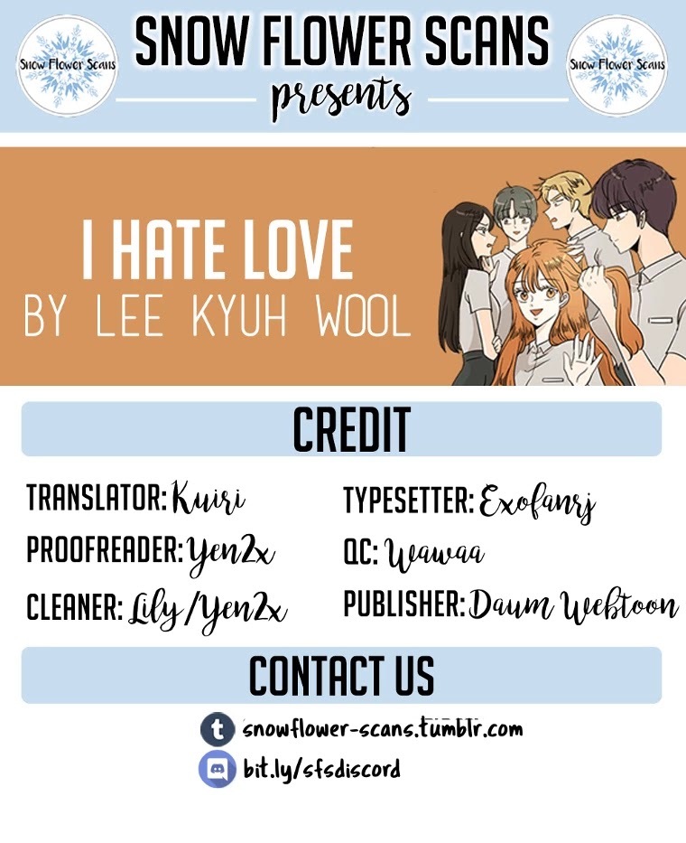 I Hate Love Chapter 41.5 page 1 - Chapter 41.5: [Season 2] Season 2 Epilogue