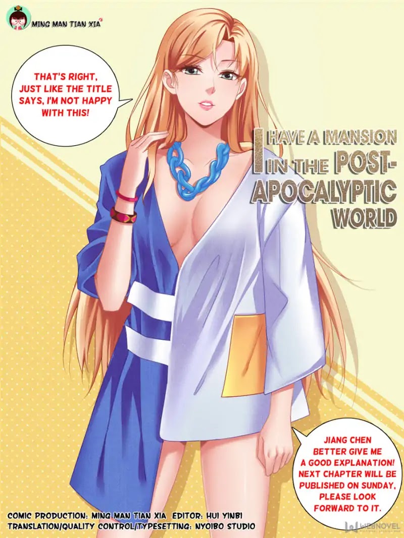 I Have a Mansion In The Post-Apocalyptic World Chapter 141 page 1 - Chapter 141: Sun Jiao Is Angry