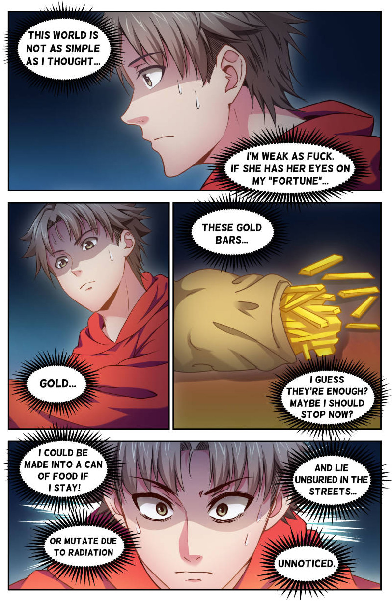 I Have a Mansion In The Post-Apocalyptic World Chapter 9 page 6 - Chapter 9: Golden bars in the bank (2)