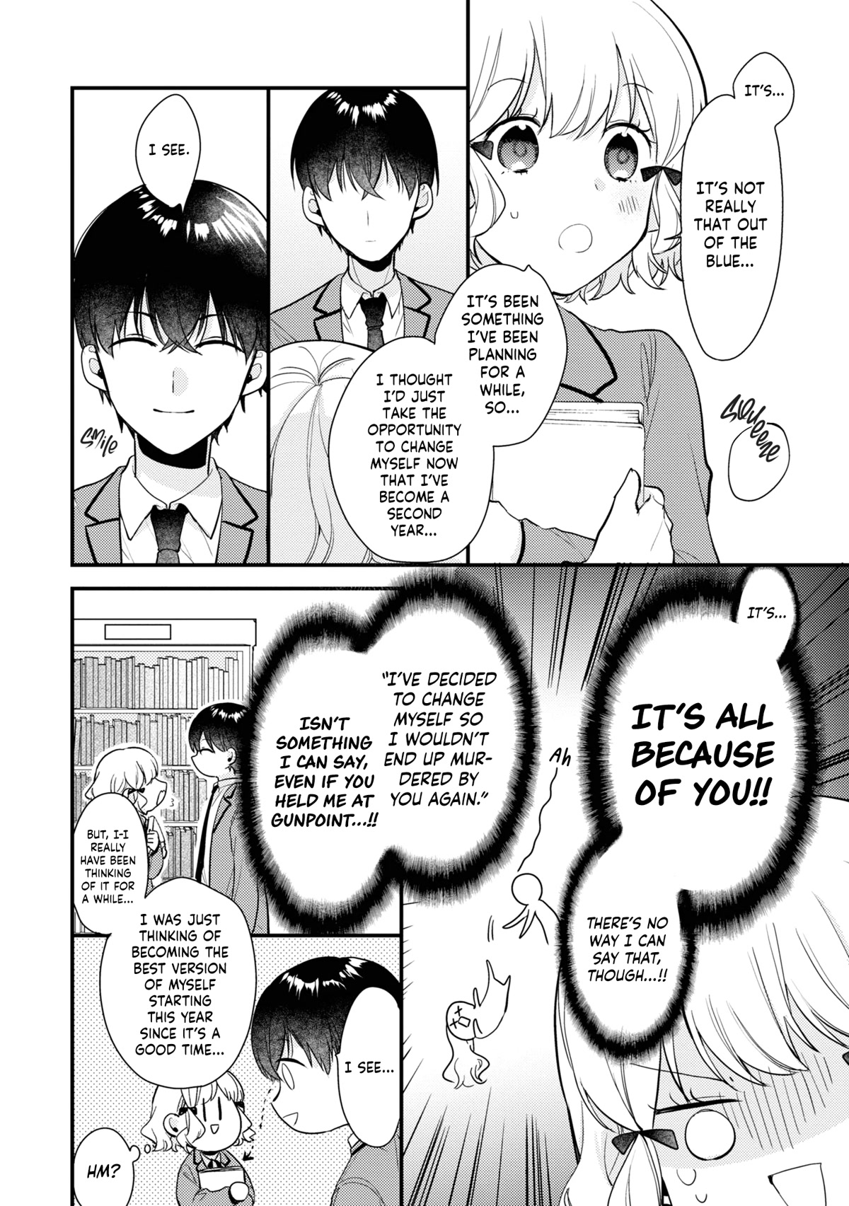 I Have a Second Chance at Life, so I’ll Pamper My Yandere Boyfriend for a Happy Ending!! Chapter 3 page 24 - Chapter 3: The First Step!