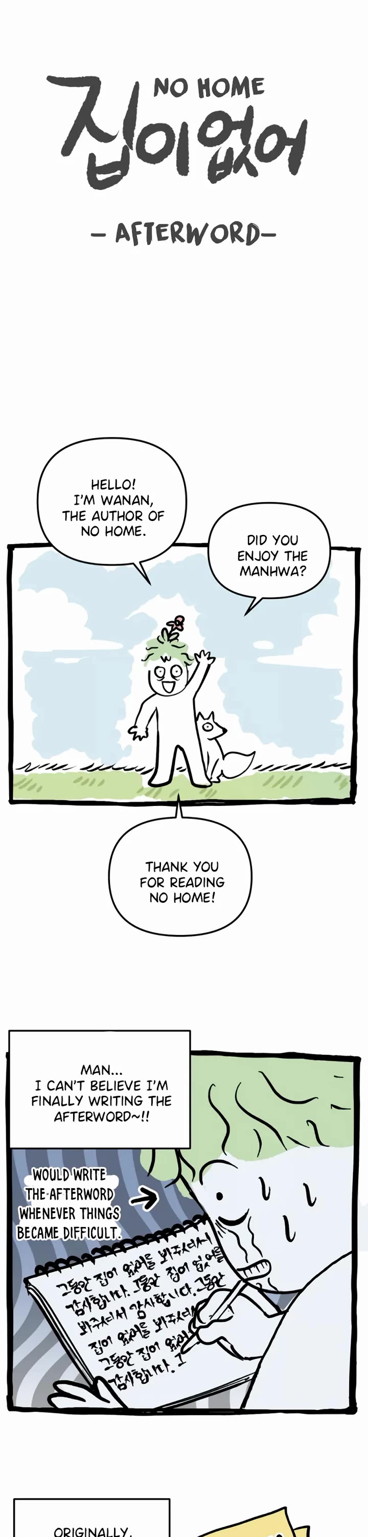 I Have No Home Chapter 270 page 1 - Chapter 270: Afterword [END]