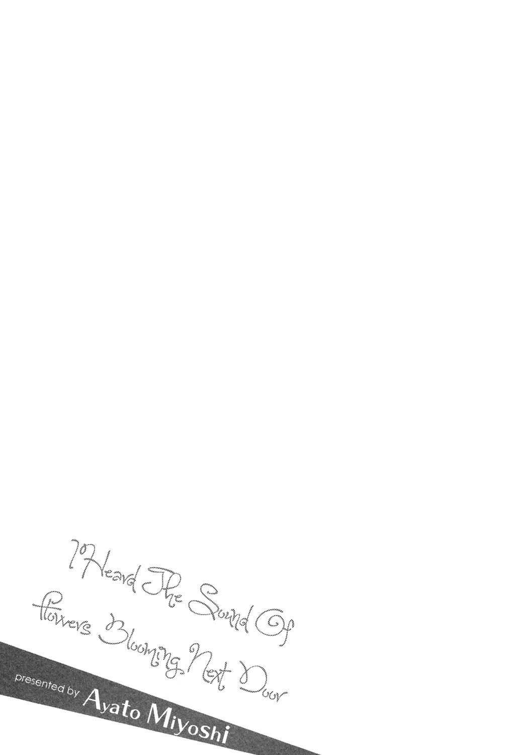 I Heard the Sound of Flowers Blooming Next Door Chapter 1 page 40 - Chapter 1