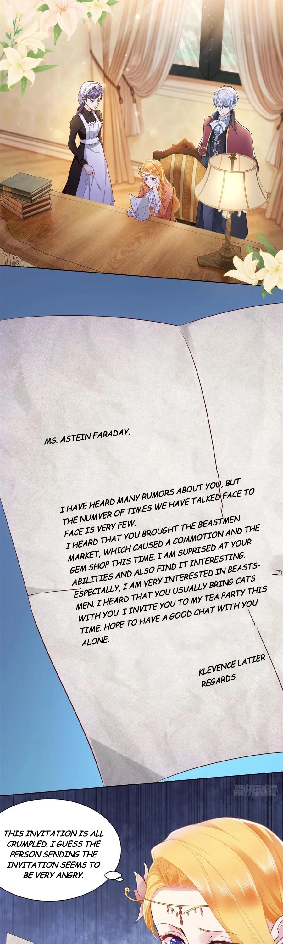 I Just Want to Be a Useless Duke's Daughter Chapter 22 page 1 - Chapter 22: Tea Party Invitation