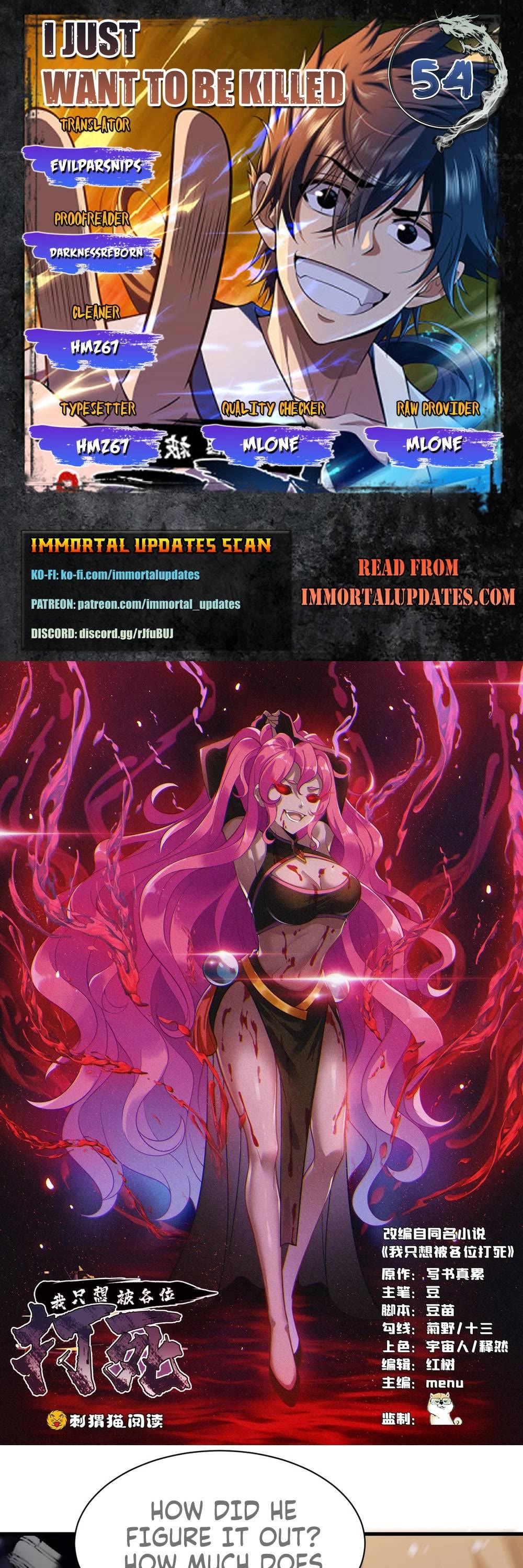 I Just Want to Be Killed Chapter 54 page 1 - Chapter 54