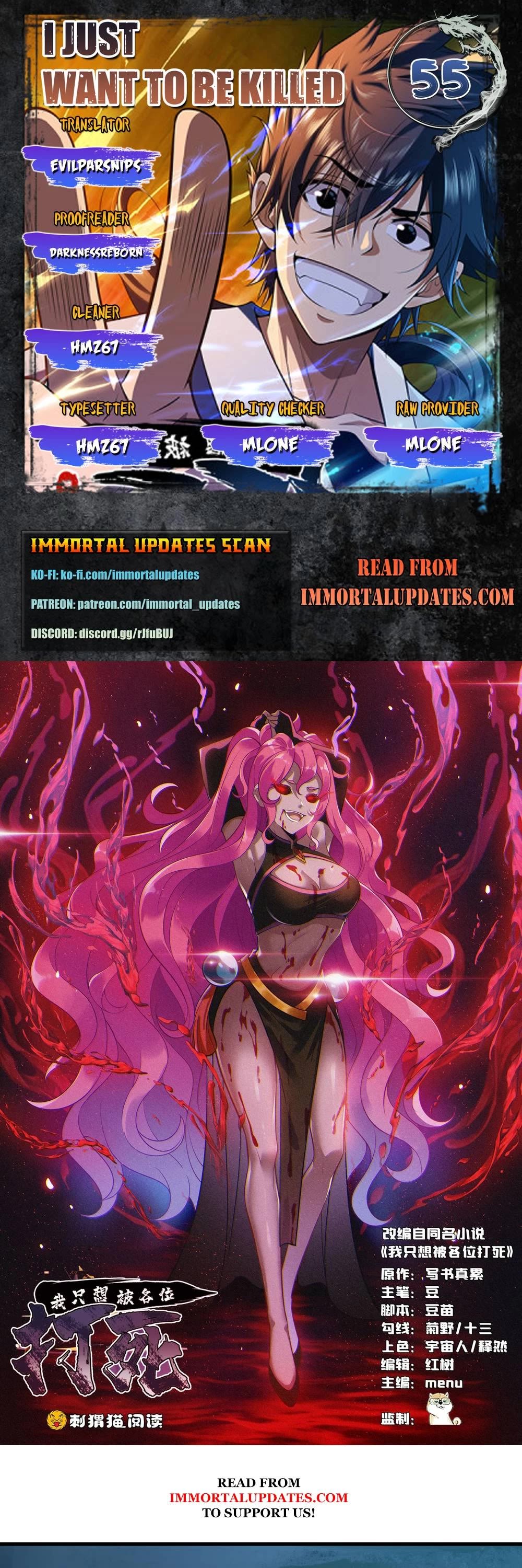 I Just Want to Be Killed Chapter 55 page 1 - Chapter 55