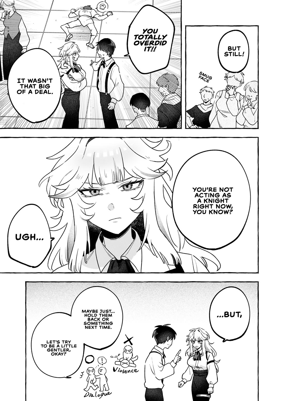 I Kept Spoiling a Female Knight Who Knew Nothing but Fighting Chapter 3 page 5 - Chapter 3