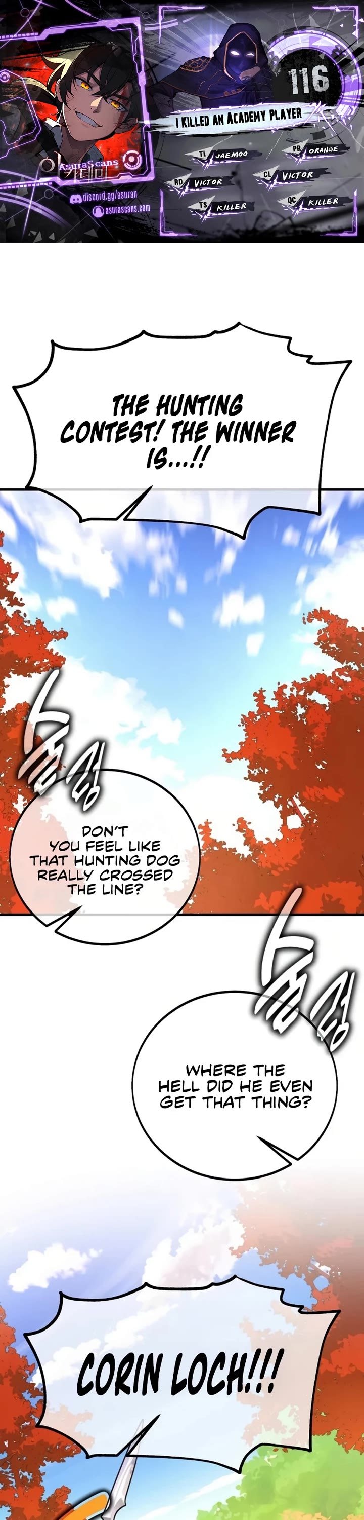 I Killed an Academy Player Chapter 116 page 1 - Chapter 116
