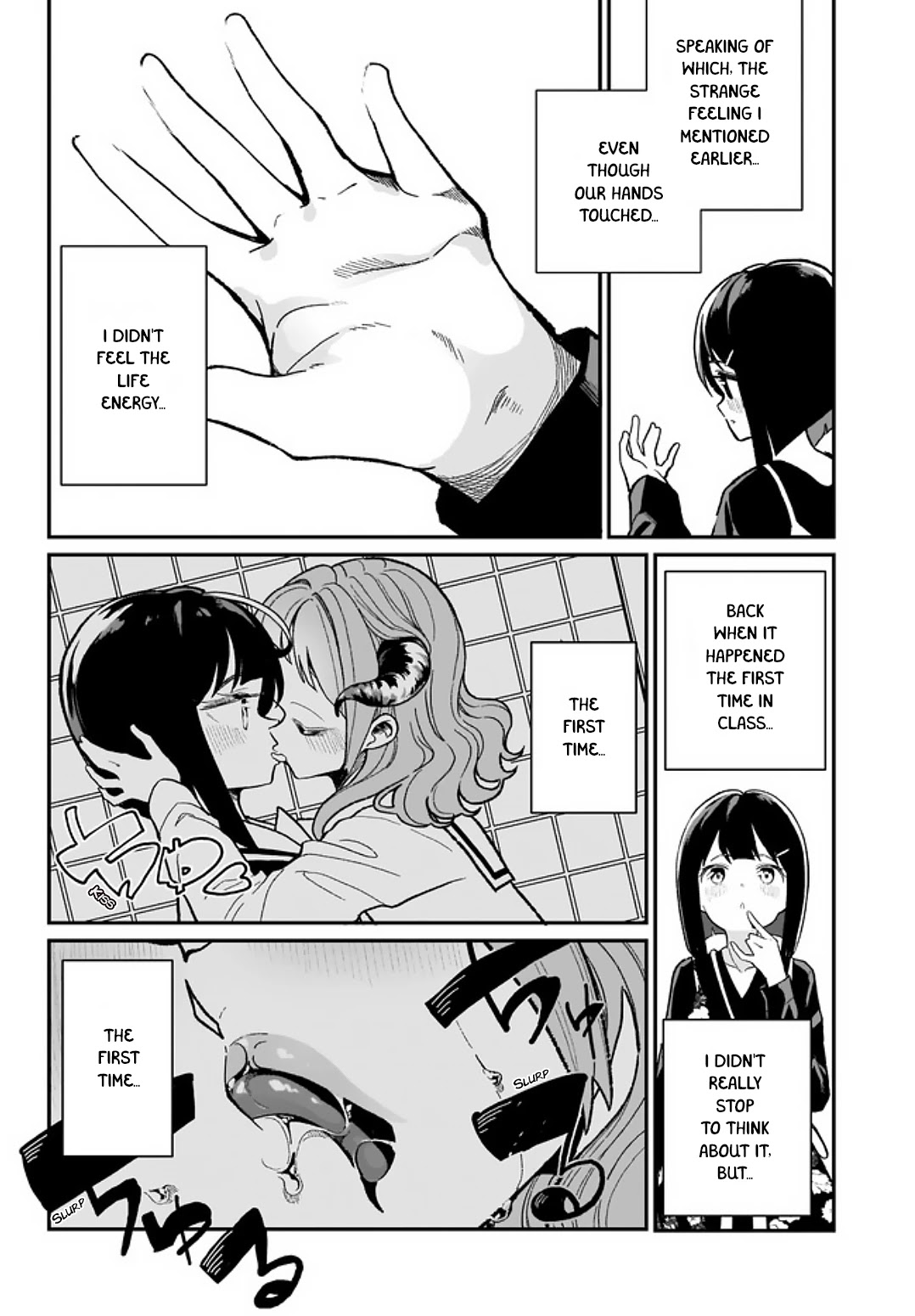 I Kissed a Succubus Chapter 3 page 12 - Chapter 3: She is next to that girl, that girl who is not me.