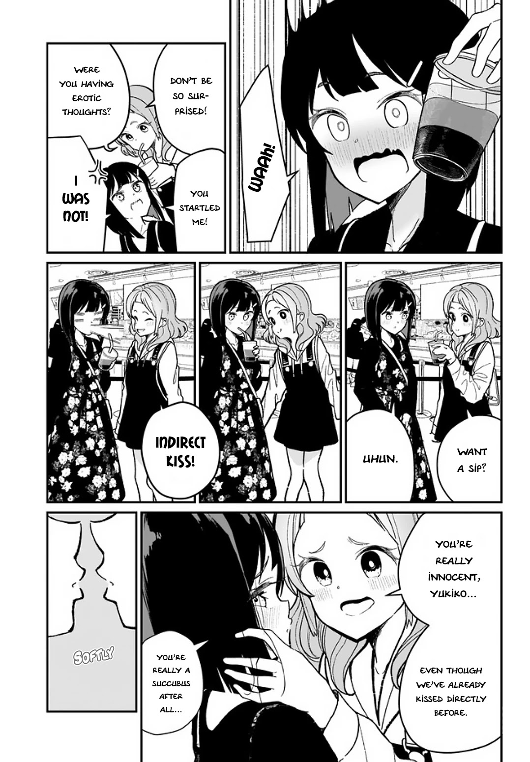 I Kissed a Succubus Chapter 3 page 13 - Chapter 3: She is next to that girl, that girl who is not me.