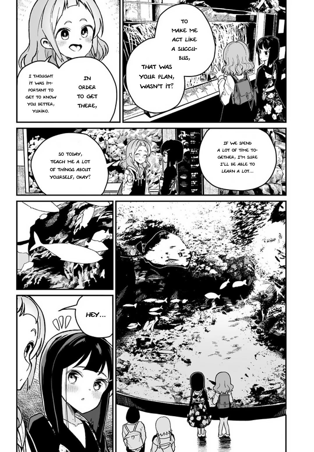 I Kissed a Succubus Chapter 3 page 6 - Chapter 3: She is next to that girl, that girl who is not me.
