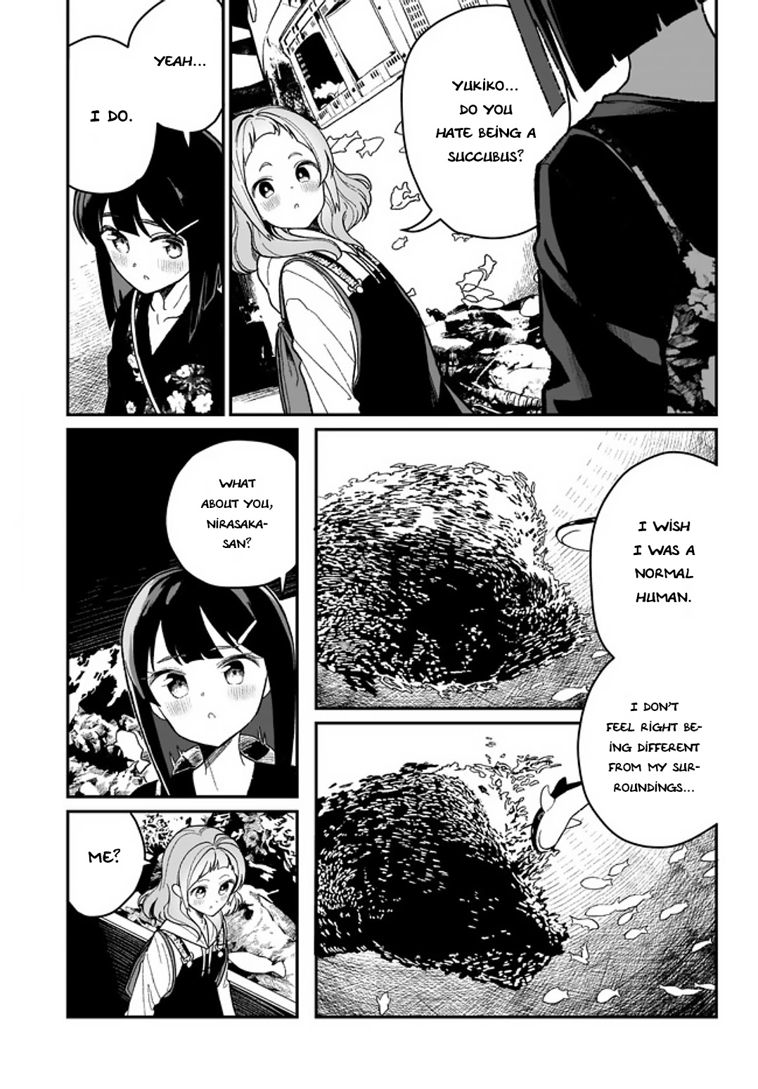 I Kissed a Succubus Chapter 3 page 7 - Chapter 3: She is next to that girl, that girl who is not me.