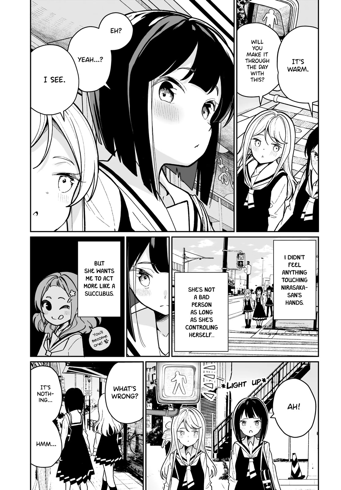 I Kissed a Succubus Chapter 5 page 3 - Chapter 5: Hand to hand contact, what does that mean...?