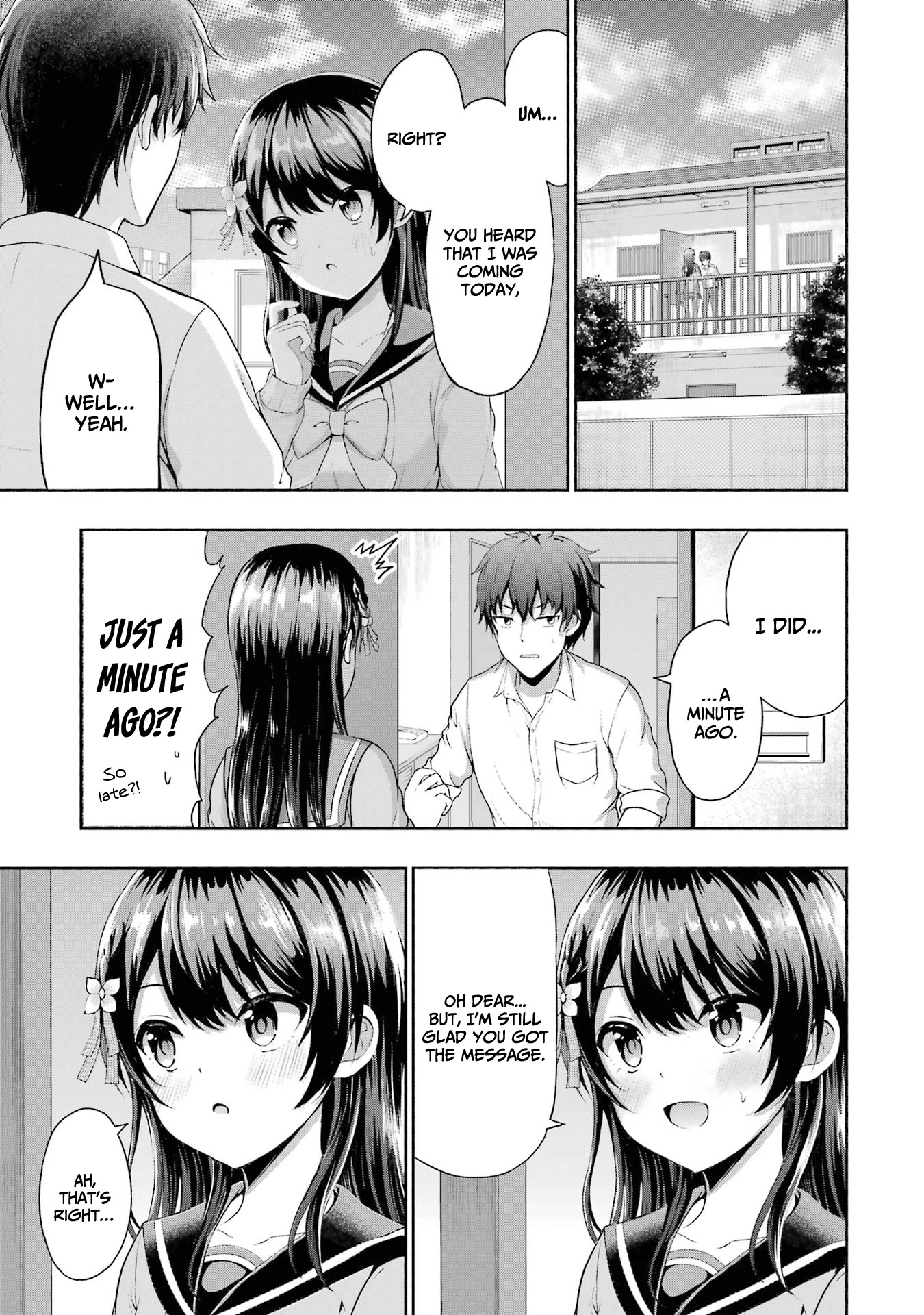 I Kissed My Girlfriend's Little Sister ♥ Chapter 2 page 4 - Chapter 2: Bewilderment x Contact