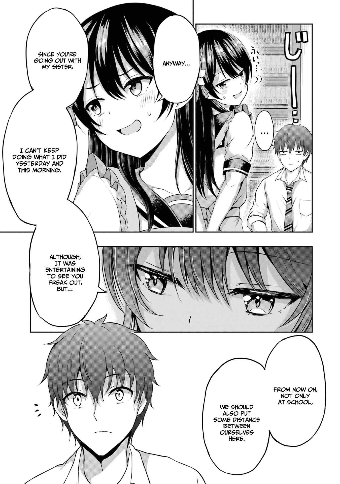 I Kissed My Girlfriend's Little Sister ♥ Chapter 5 page 14 - Chapter 5: Nipping x Domestic