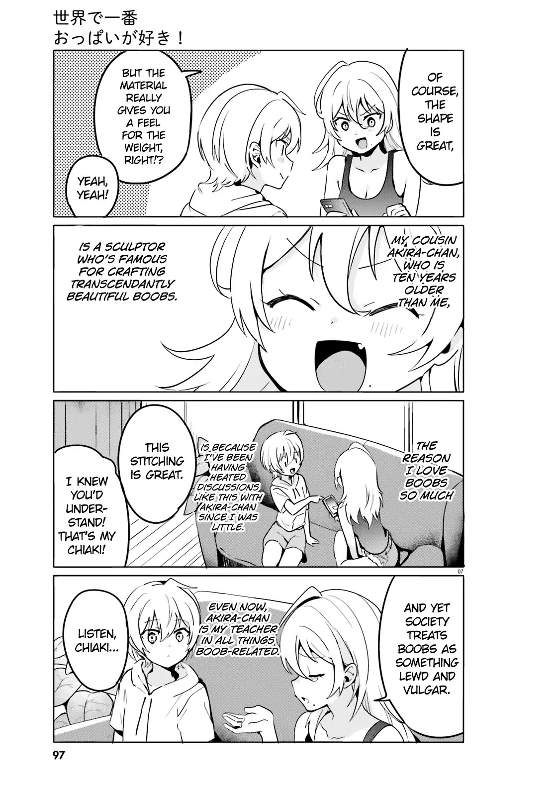 I Like OPPAI Best in the World! Chapter 32 page 7 - Chapter 32