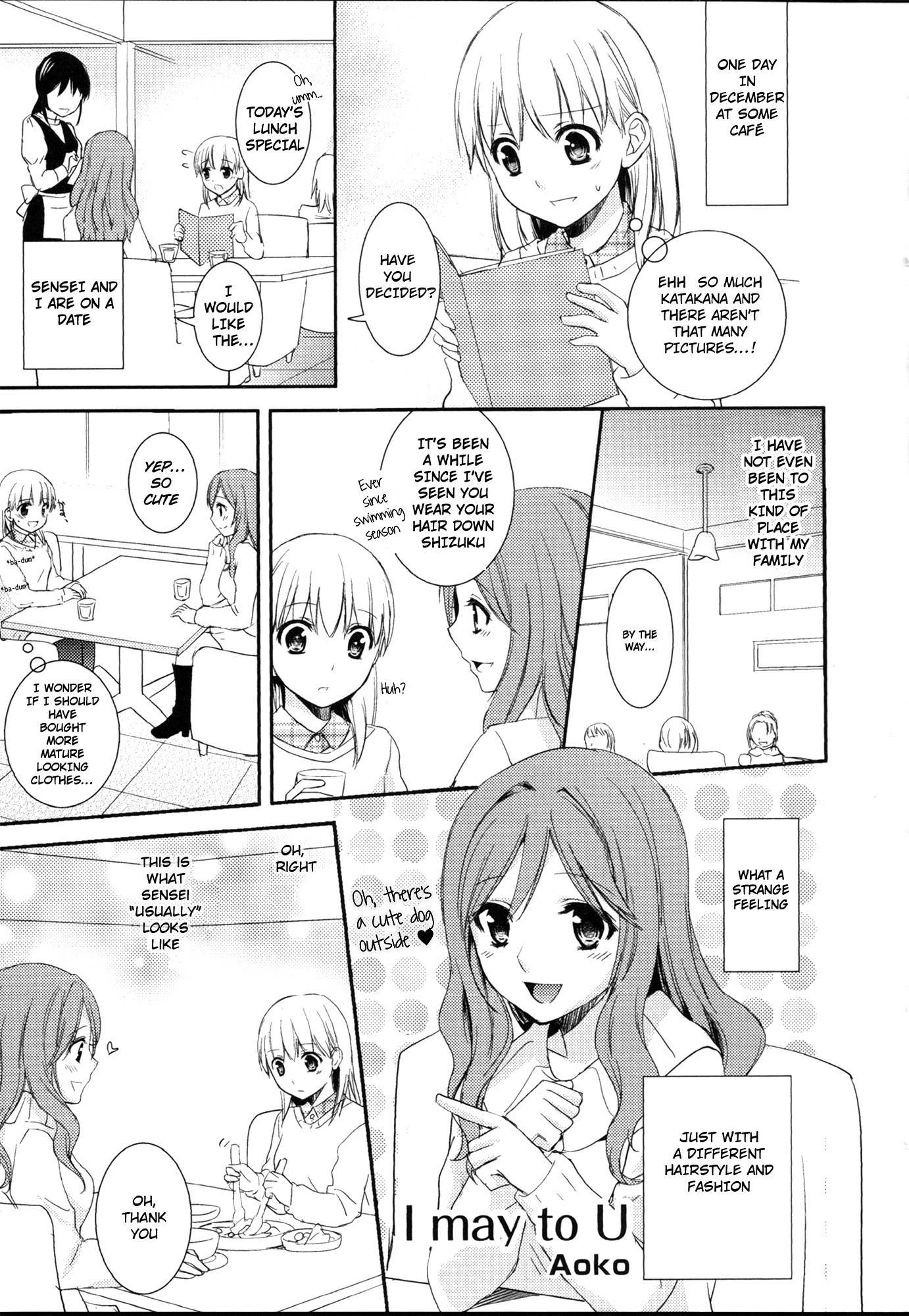 I May To U Chapter 4 page 1 - Chapter 4: I may to U