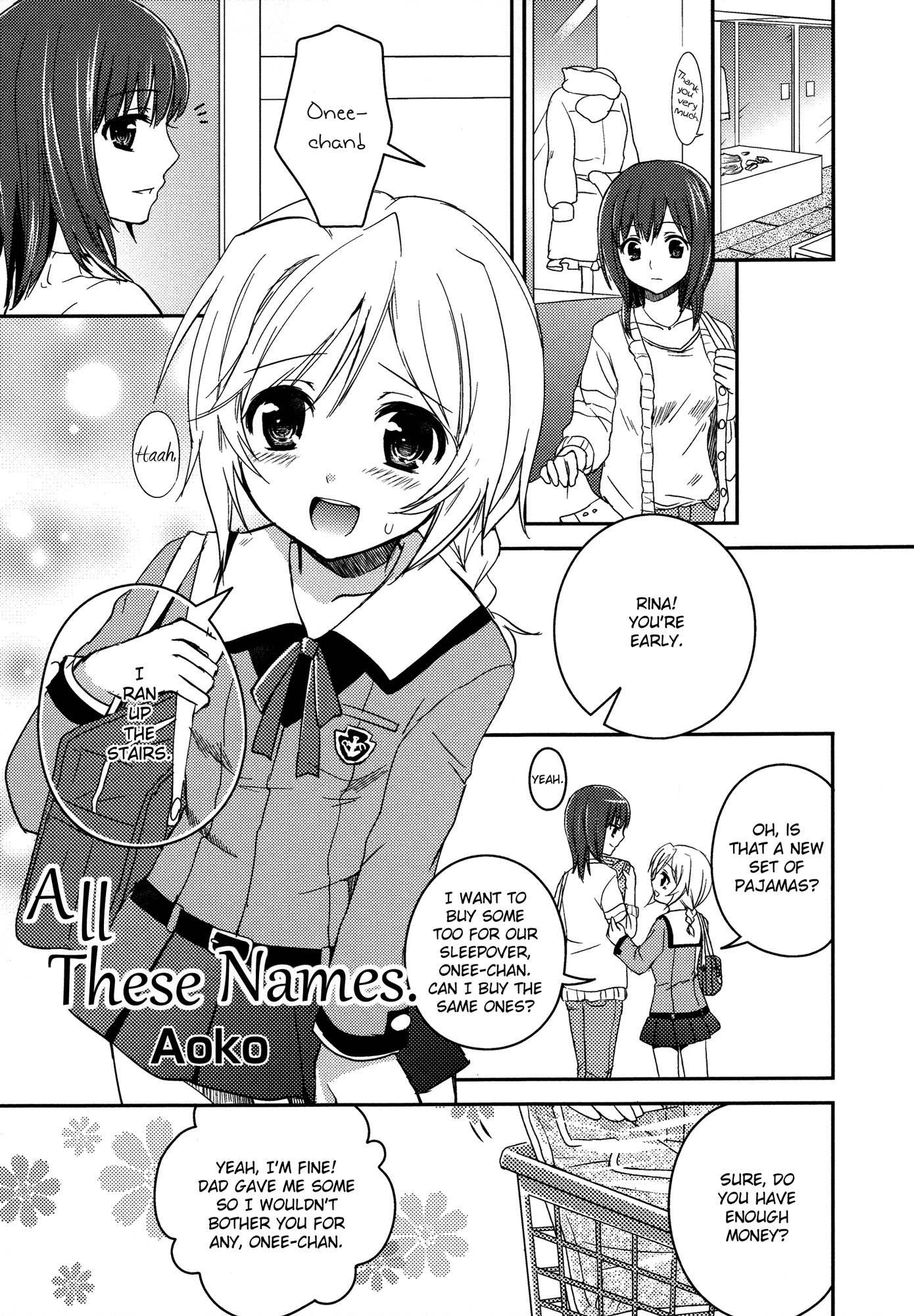 I May To U Chapter 7 page 1 - Chapter 7: All These Names