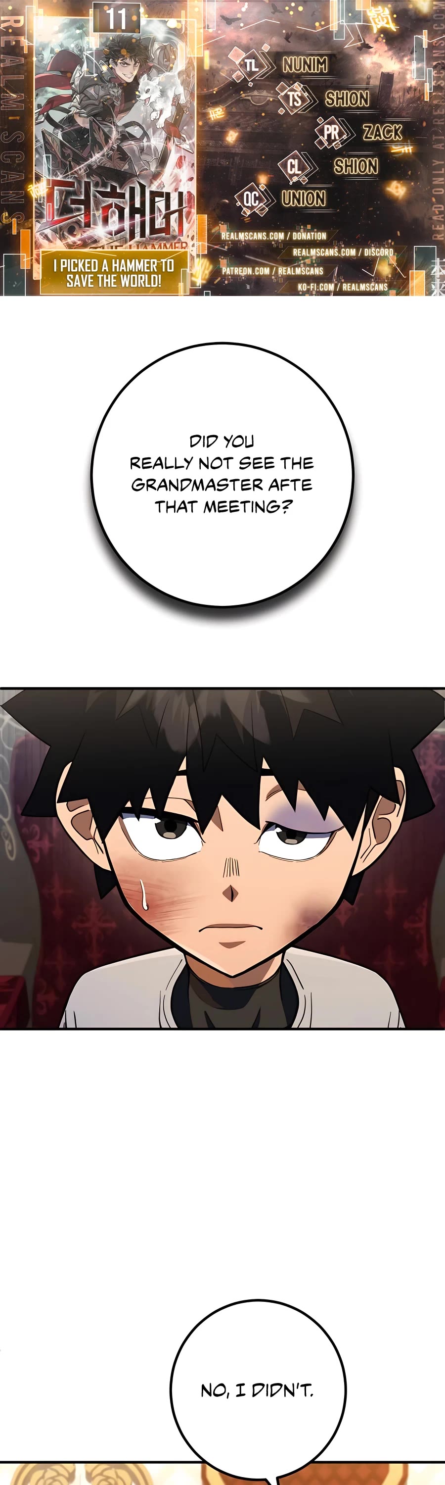I Picked A Hammer To Save The World Chapter 11 page 1 - Chapter 11
