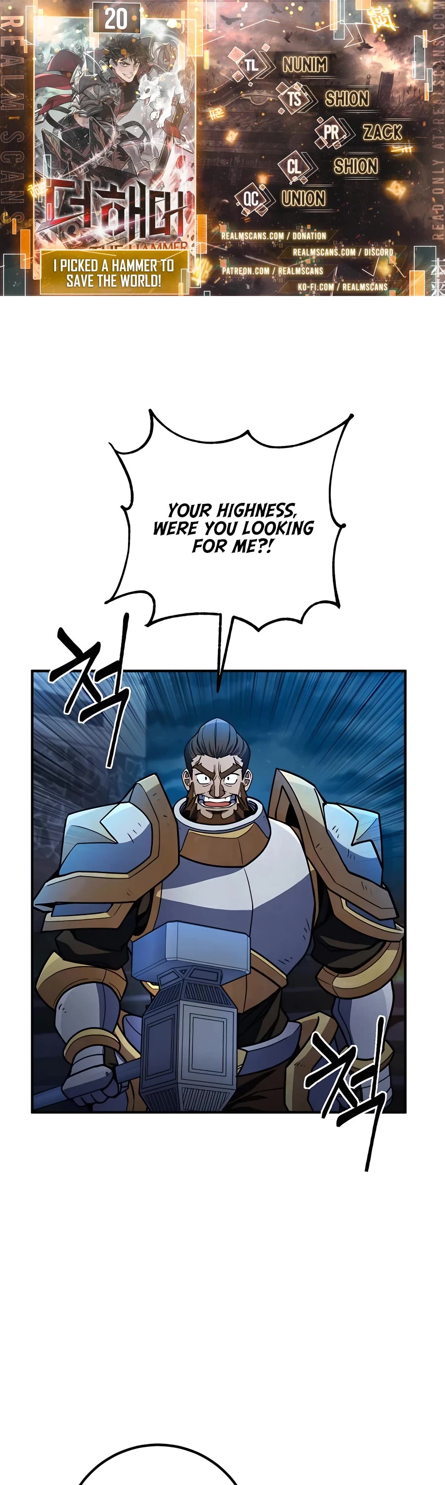 I Picked A Hammer To Save The World Chapter 20 page 1 - Chapter 20