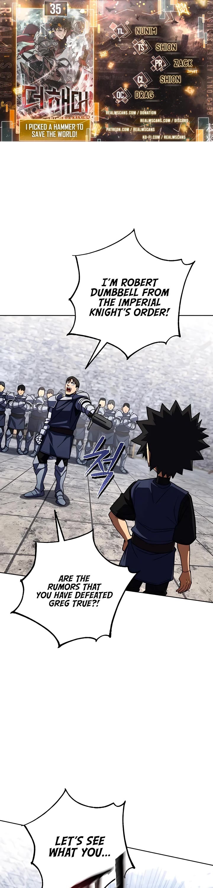 I Picked A Hammer To Save The World Chapter 35 page 1 - Chapter 35