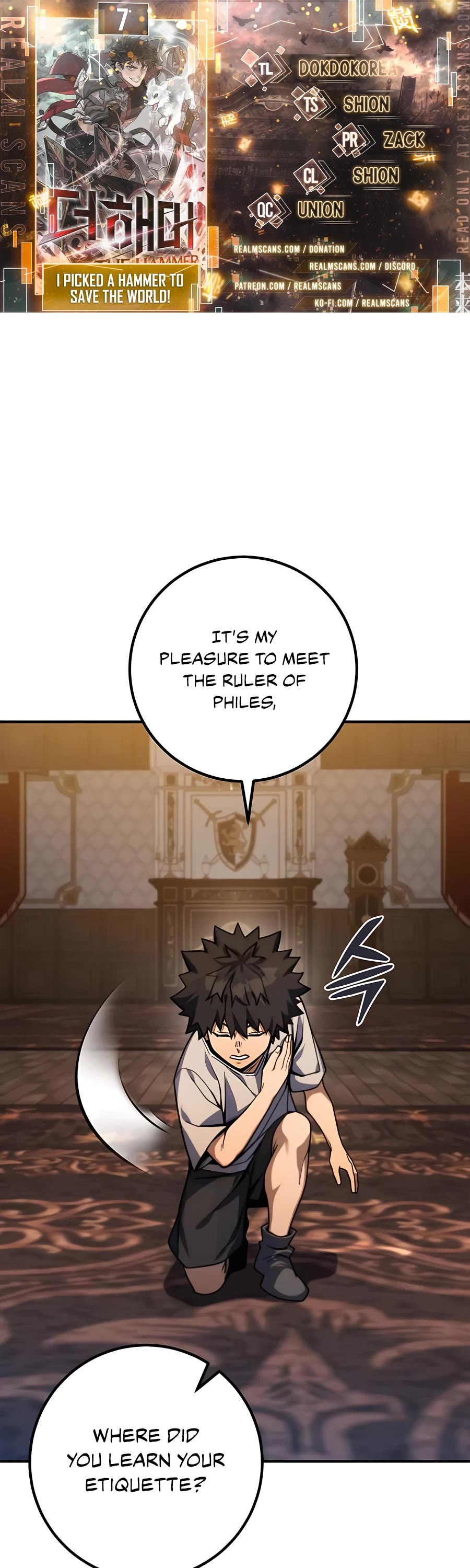 I Picked A Hammer To Save The World Chapter 7 page 1 - Chapter 7