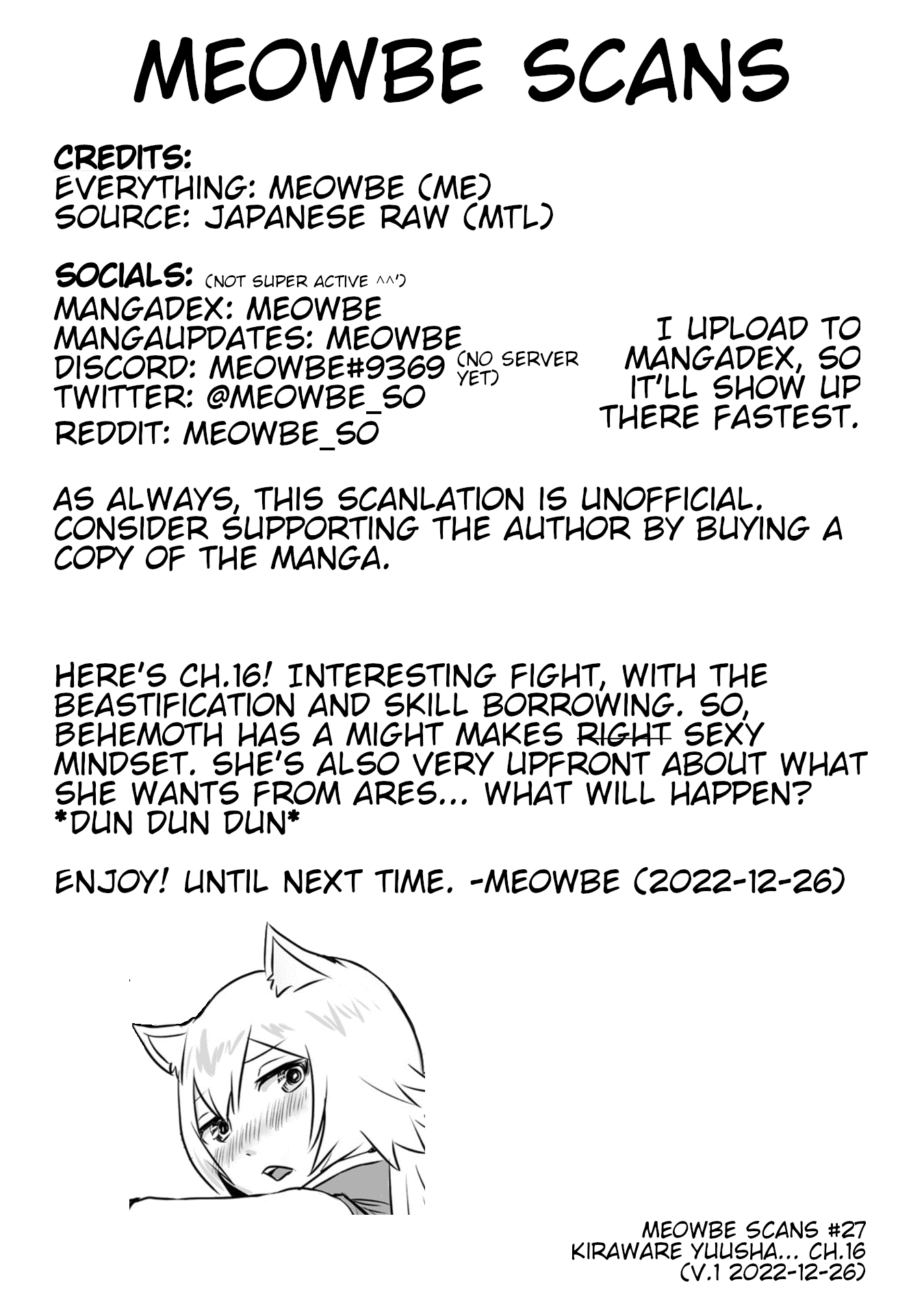 I Played the Role of a Hated Hero, but for Some Reason I'm Loved by the Last Boss and Living With Her! Chapter 16 page 26 - Chapter 16: VS Behemoth