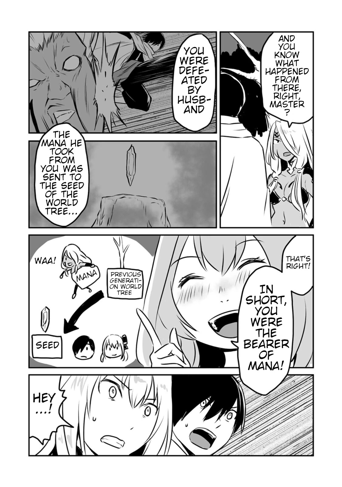 I Played the Role of a Hated Hero, but for Some Reason I'm Loved by the Last Boss and Living With Her! Chapter 18 page 16 - Chapter 18: The Spirit of the World Tree