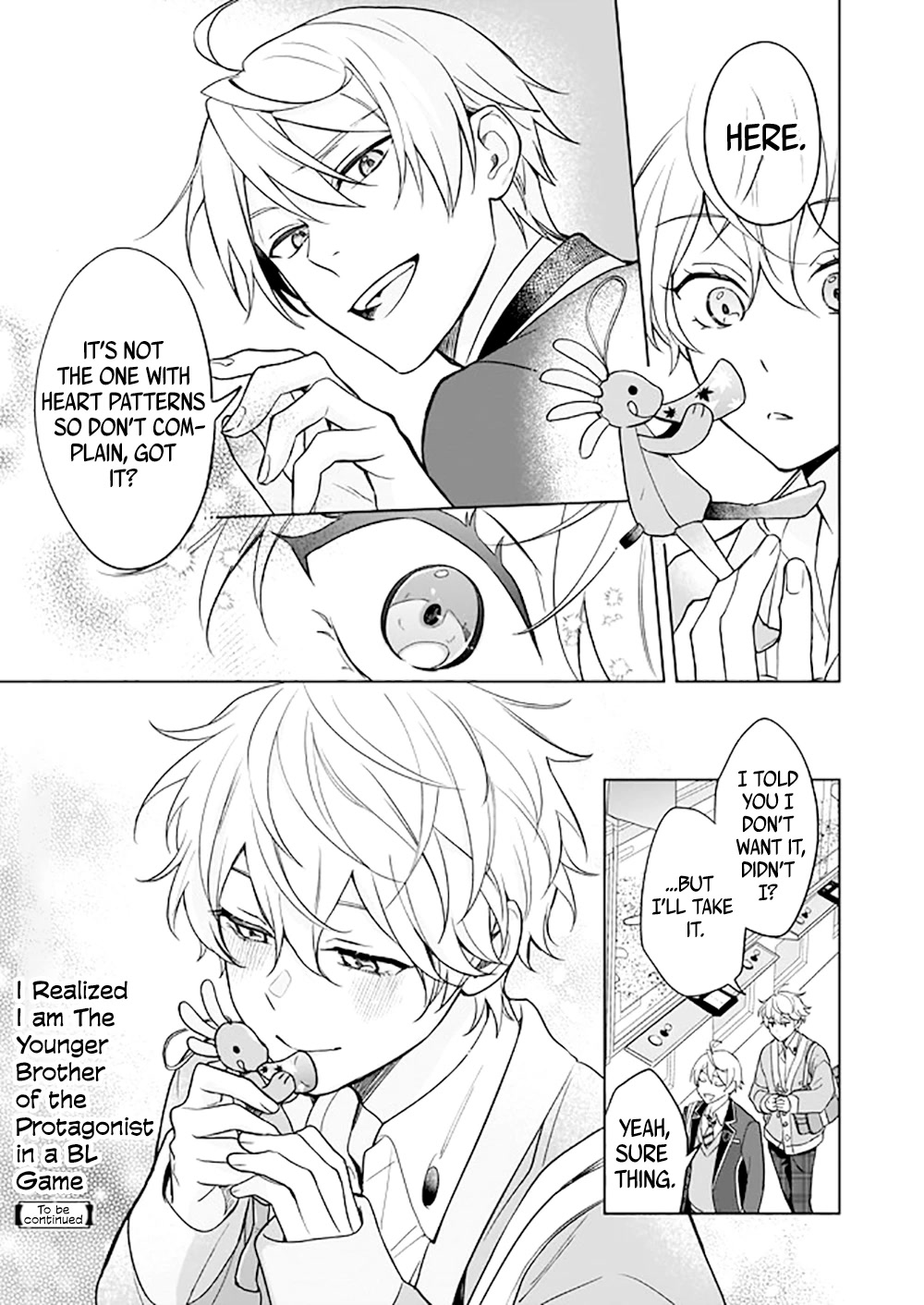 I Realized I Am the Younger Brother of the Protagonist in a BL Game Chapter 10.5 page 9 - Chapter 10.5