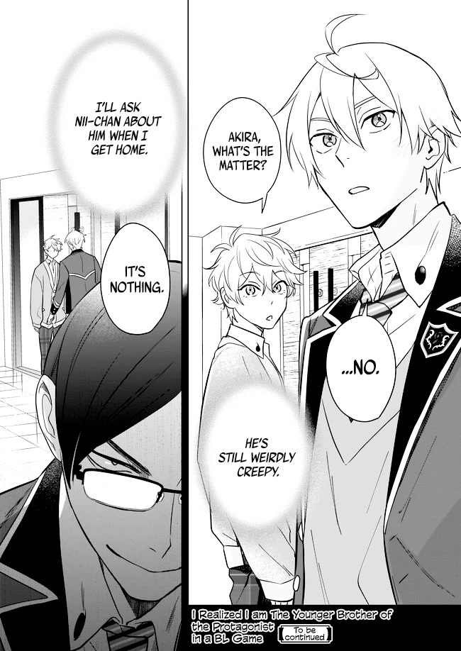 I Realized I Am the Younger Brother of the Protagonist in a BL Game Chapter 10 page 18 - Chapter 10