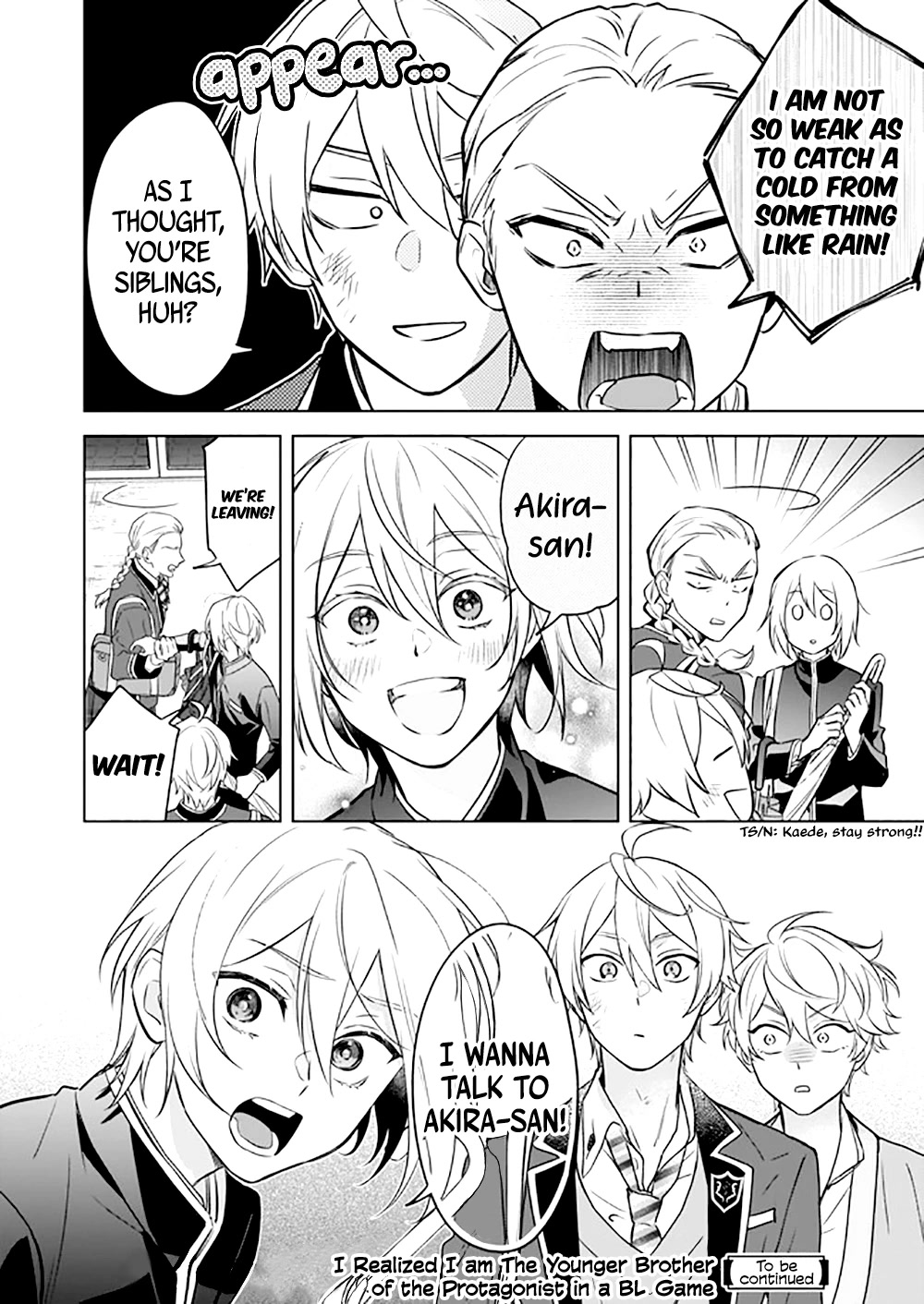 I Realized I Am the Younger Brother of the Protagonist in a BL Game Chapter 11 page 21 - Chapter 11