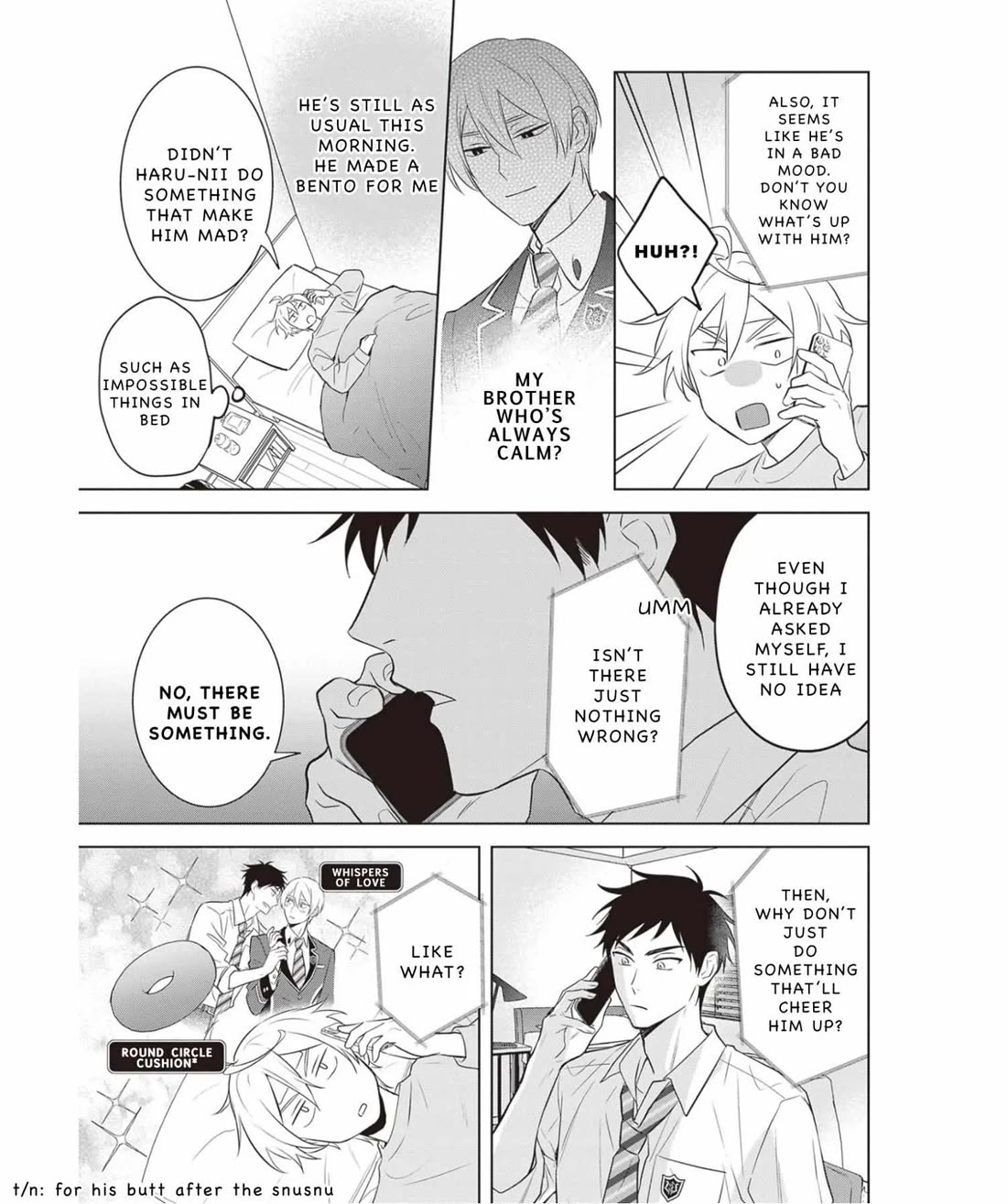 I Realized I Am the Younger Brother of the Protagonist in a BL Game Chapter 13 page 15 - Chapter 13