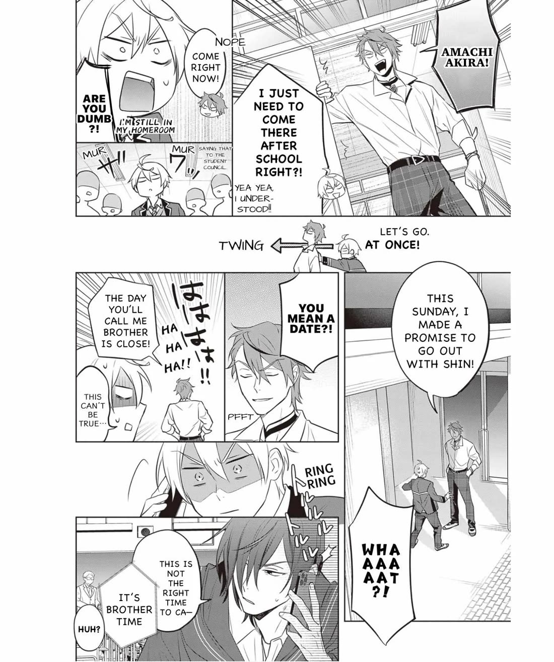 I Realized I Am the Younger Brother of the Protagonist in a BL Game Chapter 13 page 18 - Chapter 13