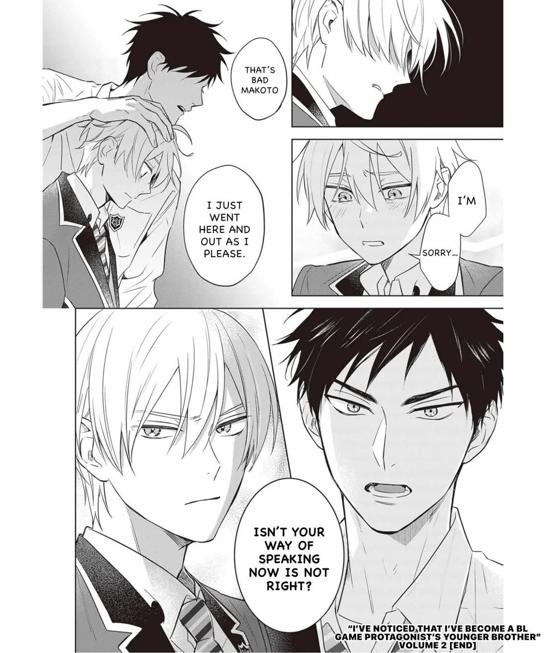 I Realized I Am the Younger Brother of the Protagonist in a BL Game Chapter 13 page 22 - Chapter 13