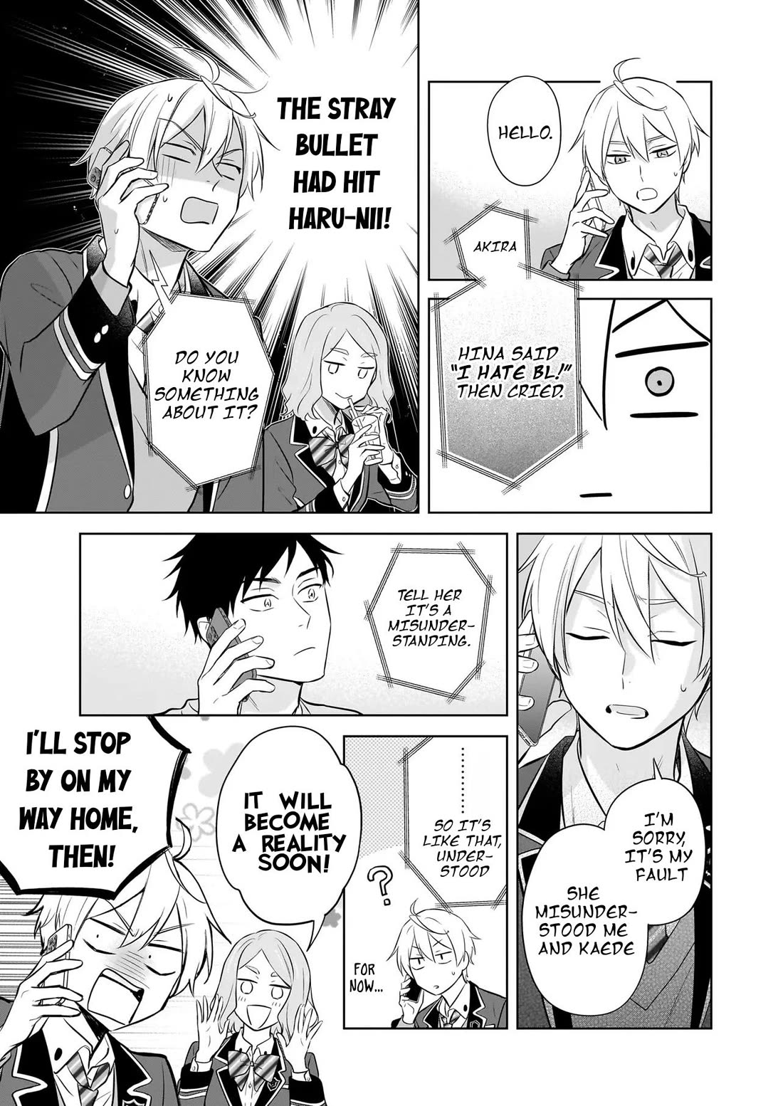 I Realized I Am the Younger Brother of the Protagonist in a BL Game Chapter 19 page 7 - Chapter 19