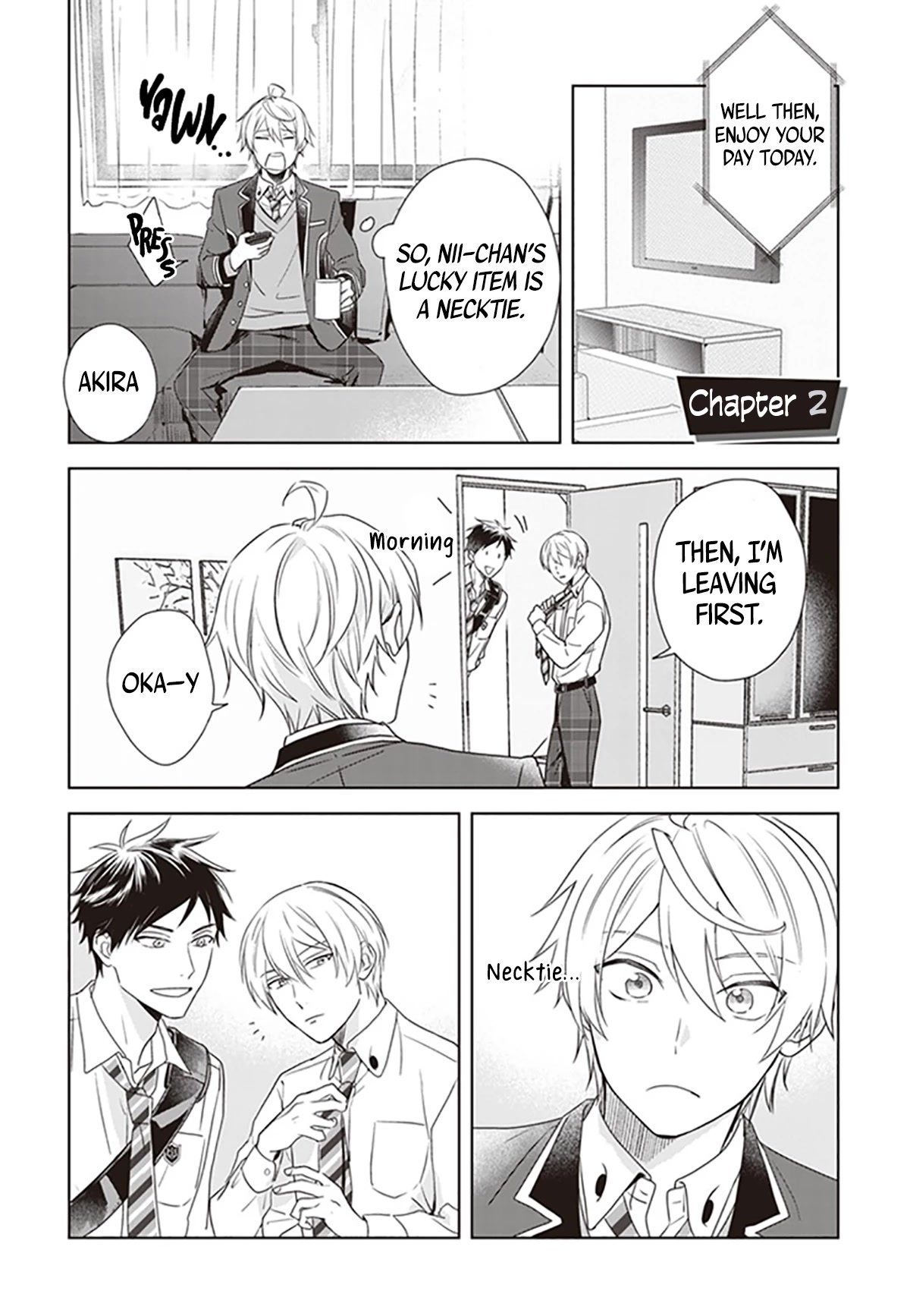 I Realized I Am the Younger Brother of the Protagonist in a BL Game Chapter 2 page 2 - Chapter 2