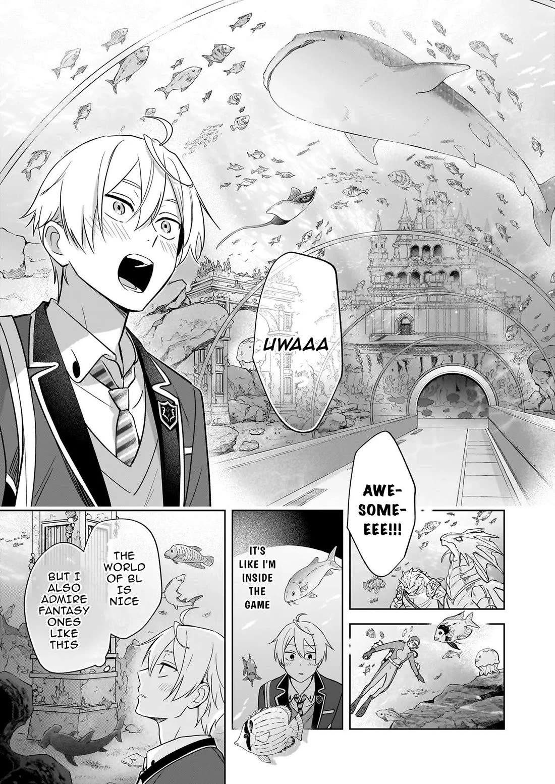 I Realized I Am the Younger Brother of the Protagonist in a BL Game Chapter 23 page 12 - Chapter 23
