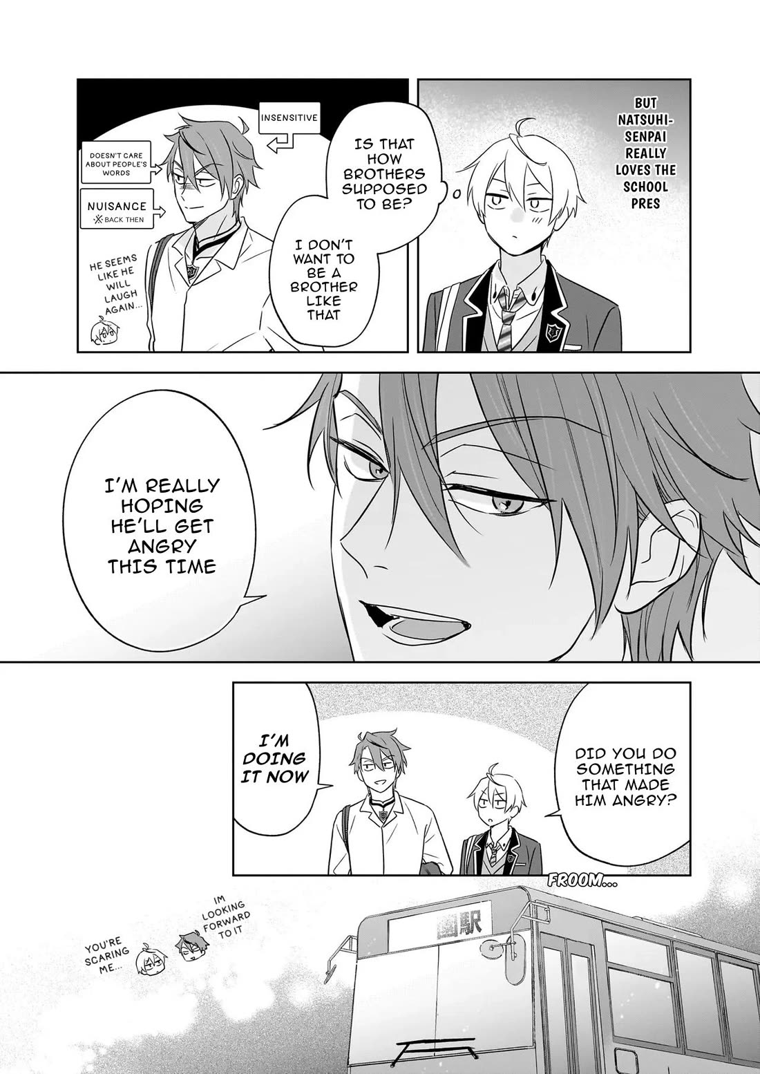 I Realized I Am the Younger Brother of the Protagonist in a BL Game Chapter 23 page 22 - Chapter 23