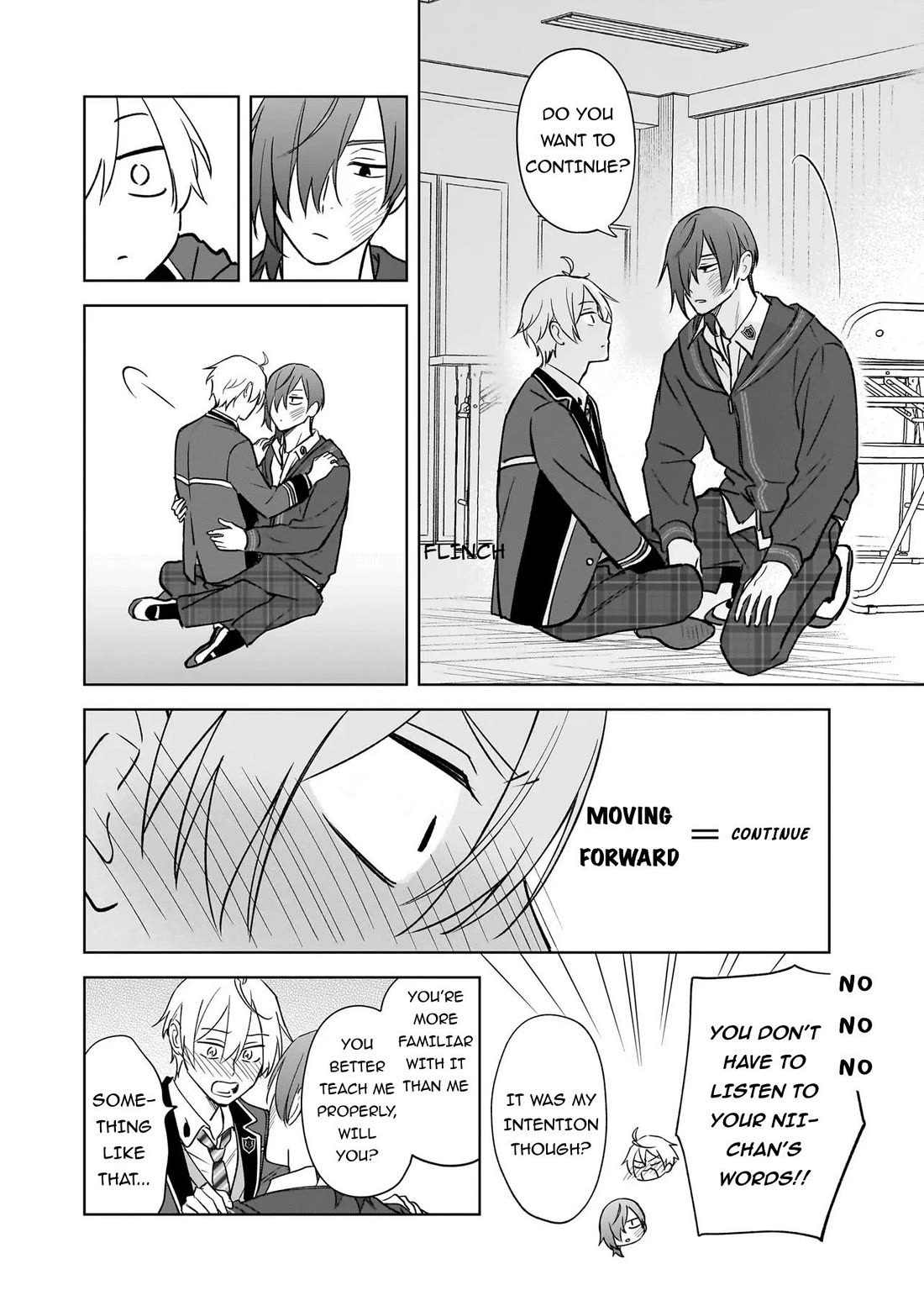 I Realized I Am the Younger Brother of the Protagonist in a BL Game Chapter 24 page 31 - Chapter 24