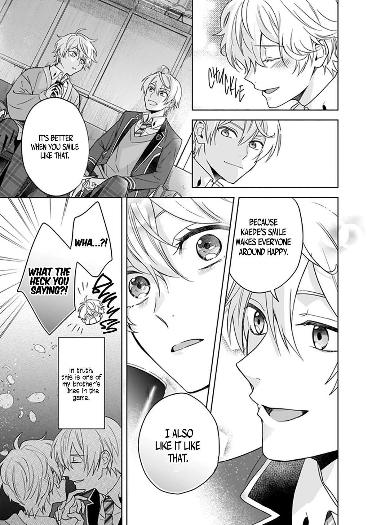 I Realized I Am the Younger Brother of the Protagonist in a BL Game Chapter 3 page 22 - Chapter 3