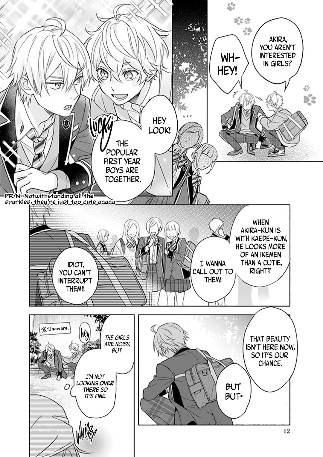 I Realized I Am the Younger Brother of the Protagonist in a BL Game Chapter 4 page 13 - Chapter 4