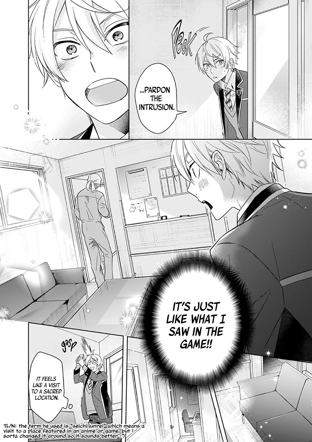I Realized I Am the Younger Brother of the Protagonist in a BL Game Chapter 4 page 19 - Chapter 4
