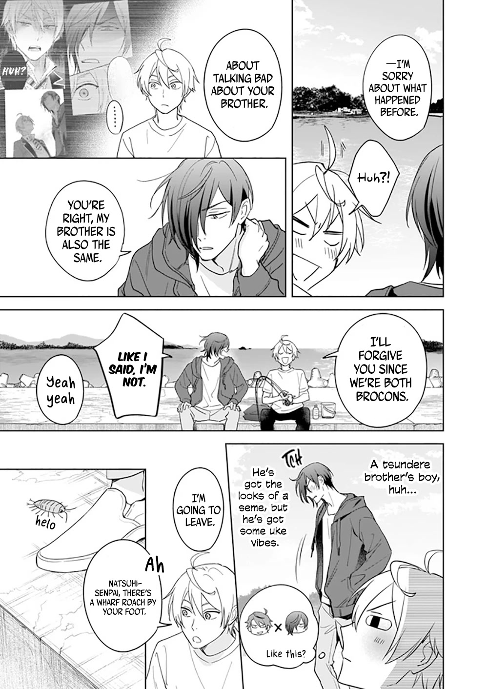 I Realized I Am the Younger Brother of the Protagonist in a BL Game Chapter 9 page 14 - Chapter 9