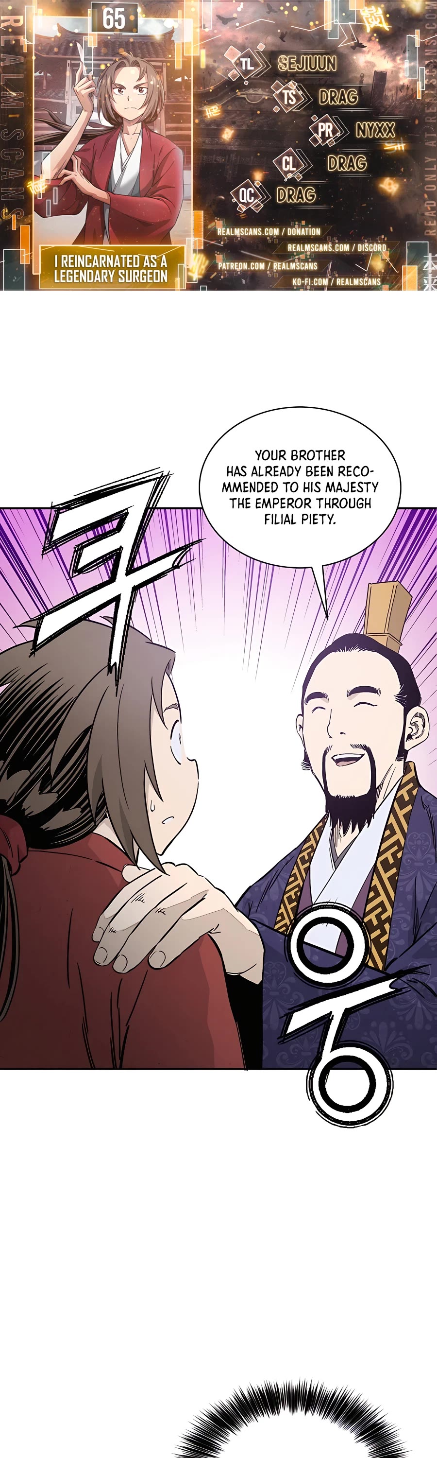 I Reincarnated as a Legendary Surgeon Chapter 65 page 1 - Chapter 65