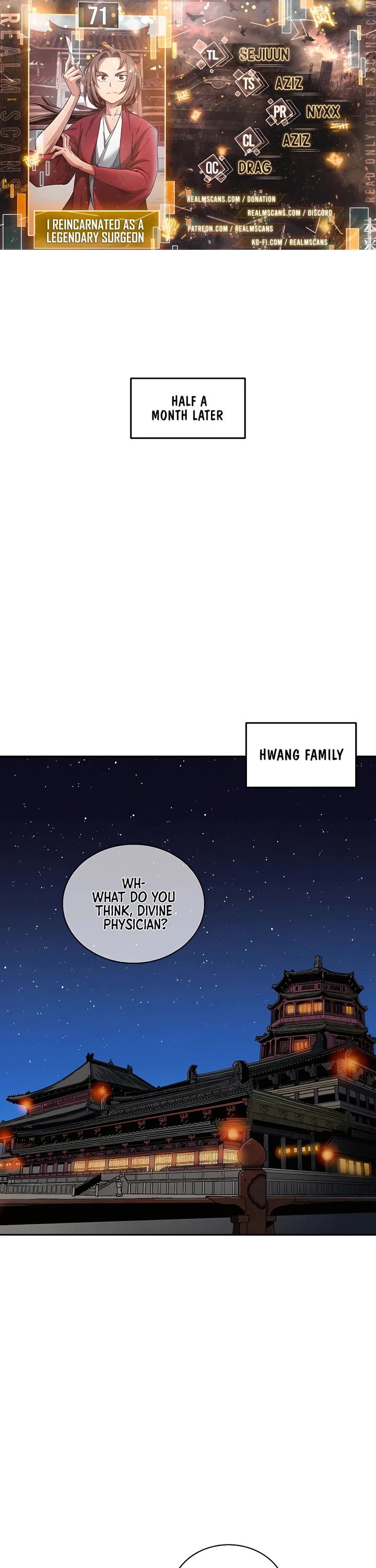 I Reincarnated as a Legendary Surgeon Chapter 71 page 1 - Chapter 71