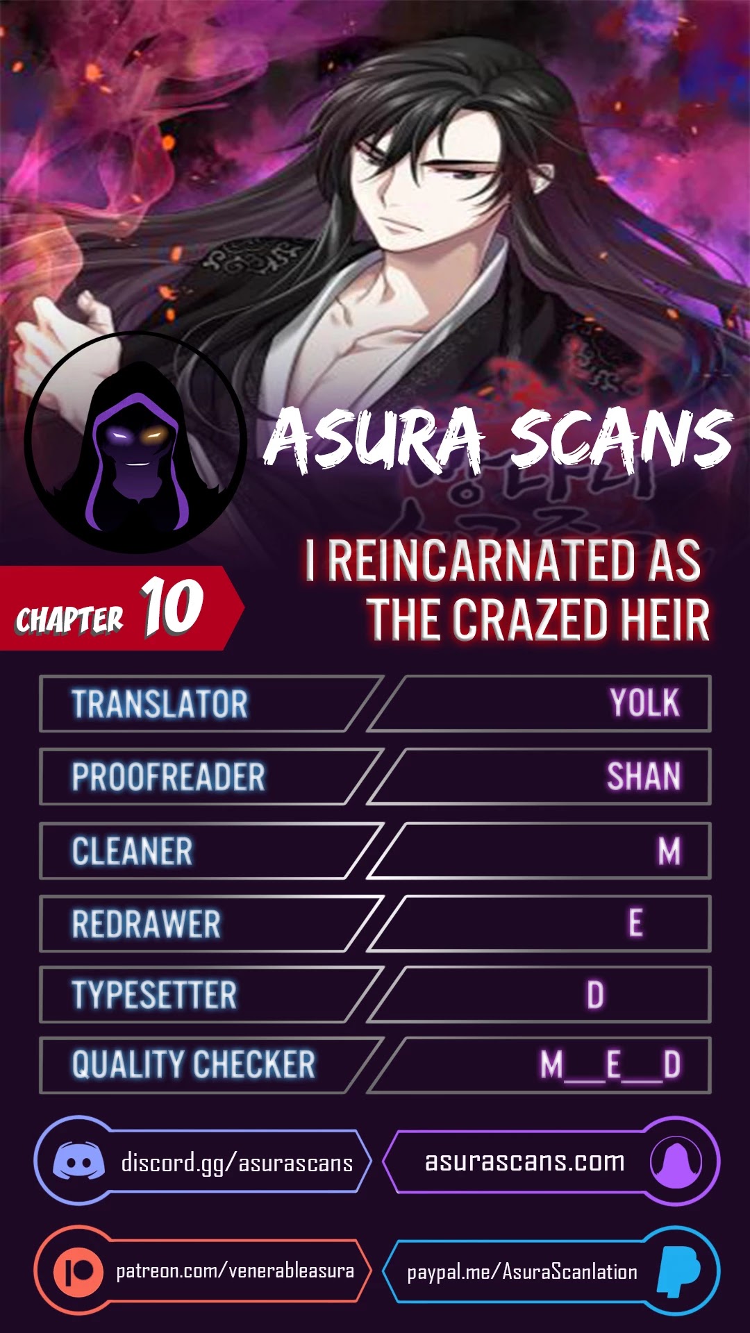 I Reincarnated as the Crazed Heir Chapter 10 page 1 - Chapter 10