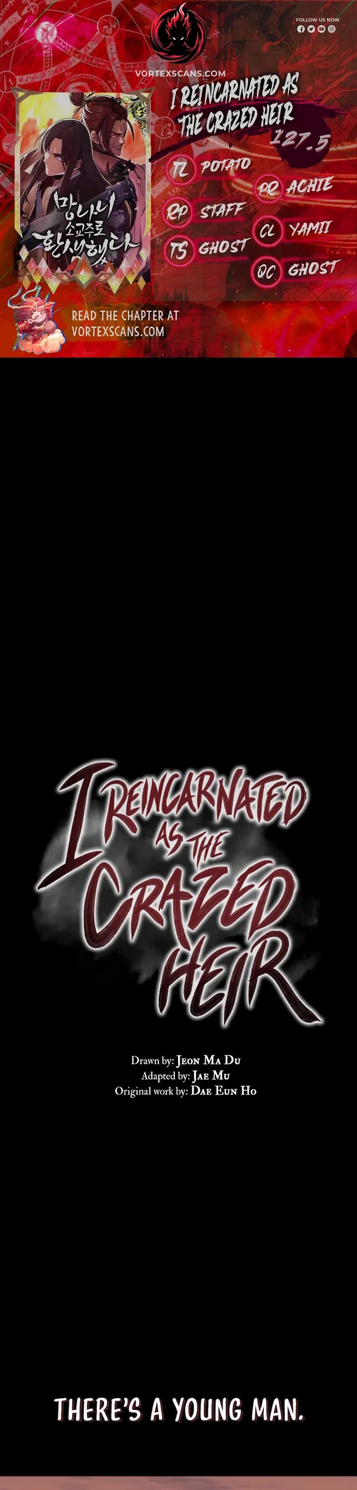 I Reincarnated as the Crazed Heir Chapter 127.5 page 1 - Chapter 127.5